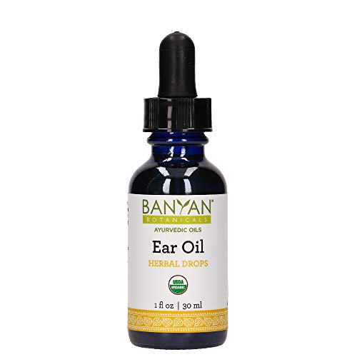 Aceite para oídos Banyan Botanicals, gotero, alivio suave para oídos sensibles