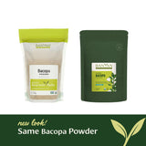Banyan Botanicals Bacopa Polvo, Cuchara Medidora: facilita dosis diaria para enfoque.