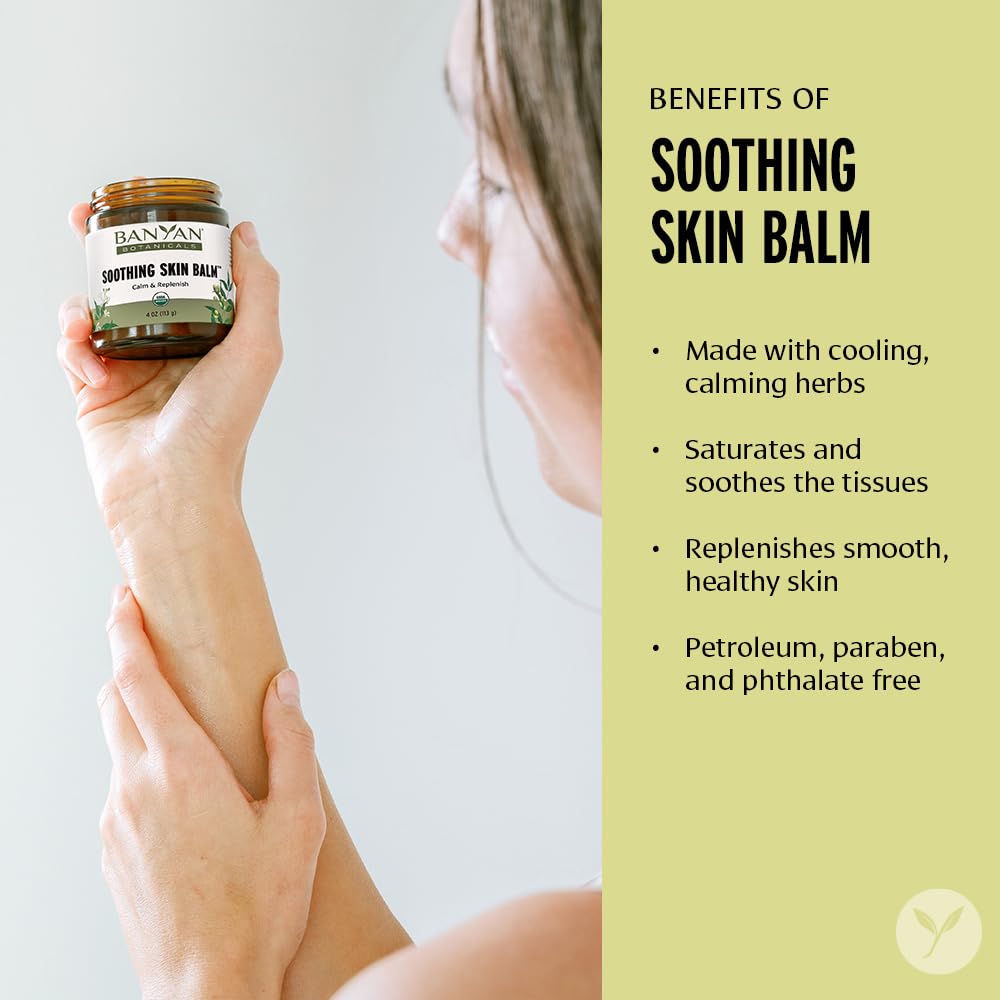 Banyan Botanicals bálsamo con aroma de vetiver, efecto relajante.