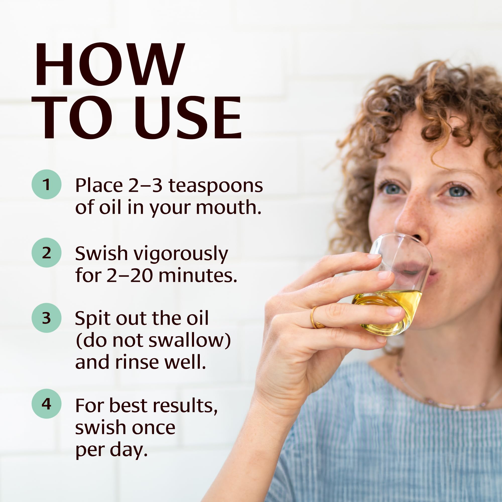 Daily Swish con Triphala para apoyar encías sanas y limpieza bucal