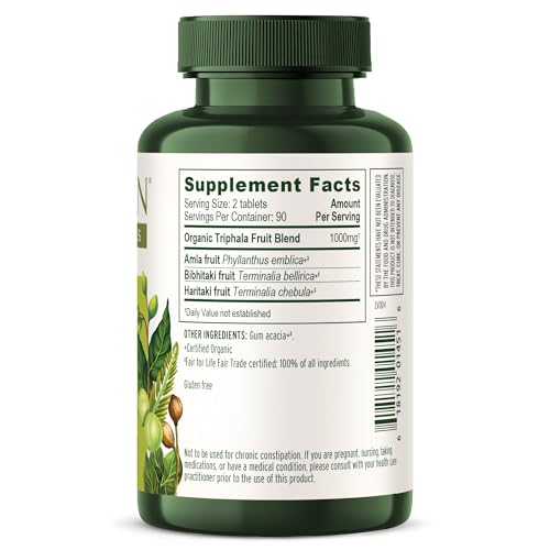 Uso diario en rutina de bienestar natural con Triphala.