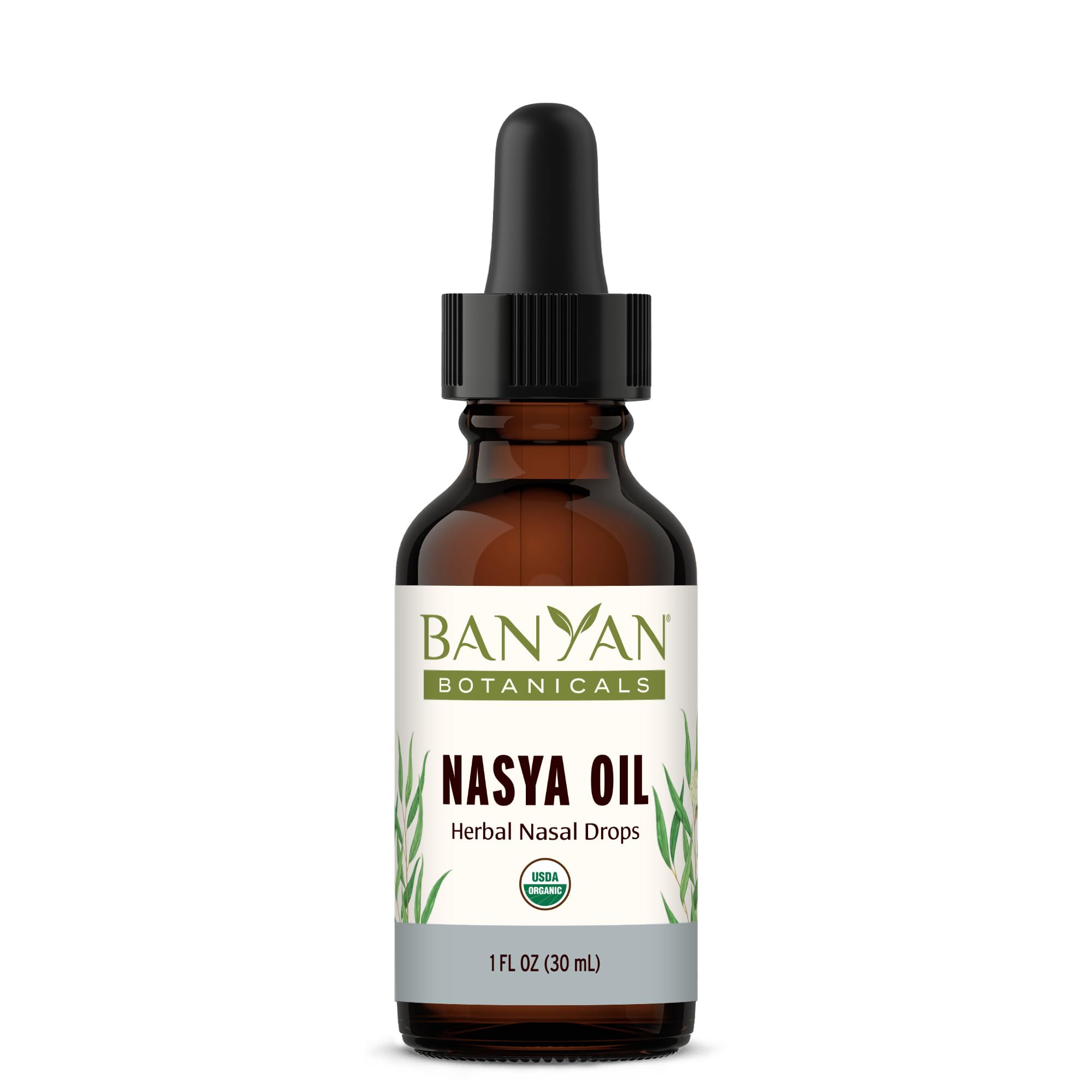 Banyan Nasya: botella de aceite nasal para respiración clara y humedad diaria