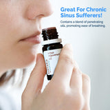Baraka Aceite Nasal Rejuvenecedor, etiqueta legible con ingredientes orgánicos y usos.