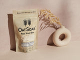 Bare Boutique Oatsoak cuidado de piel para eczema y psoriasis en el baño.
