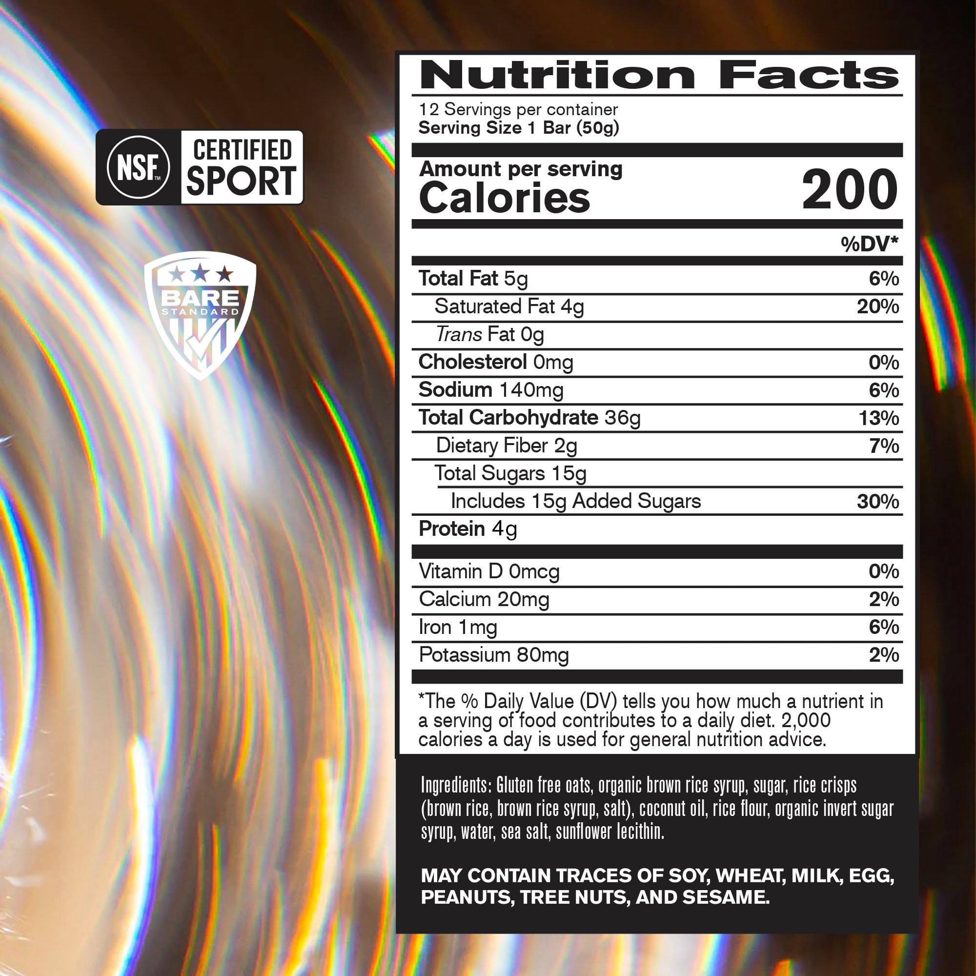 GO BAR de avena ofrece impulso rápido durante entrenamientos intensos