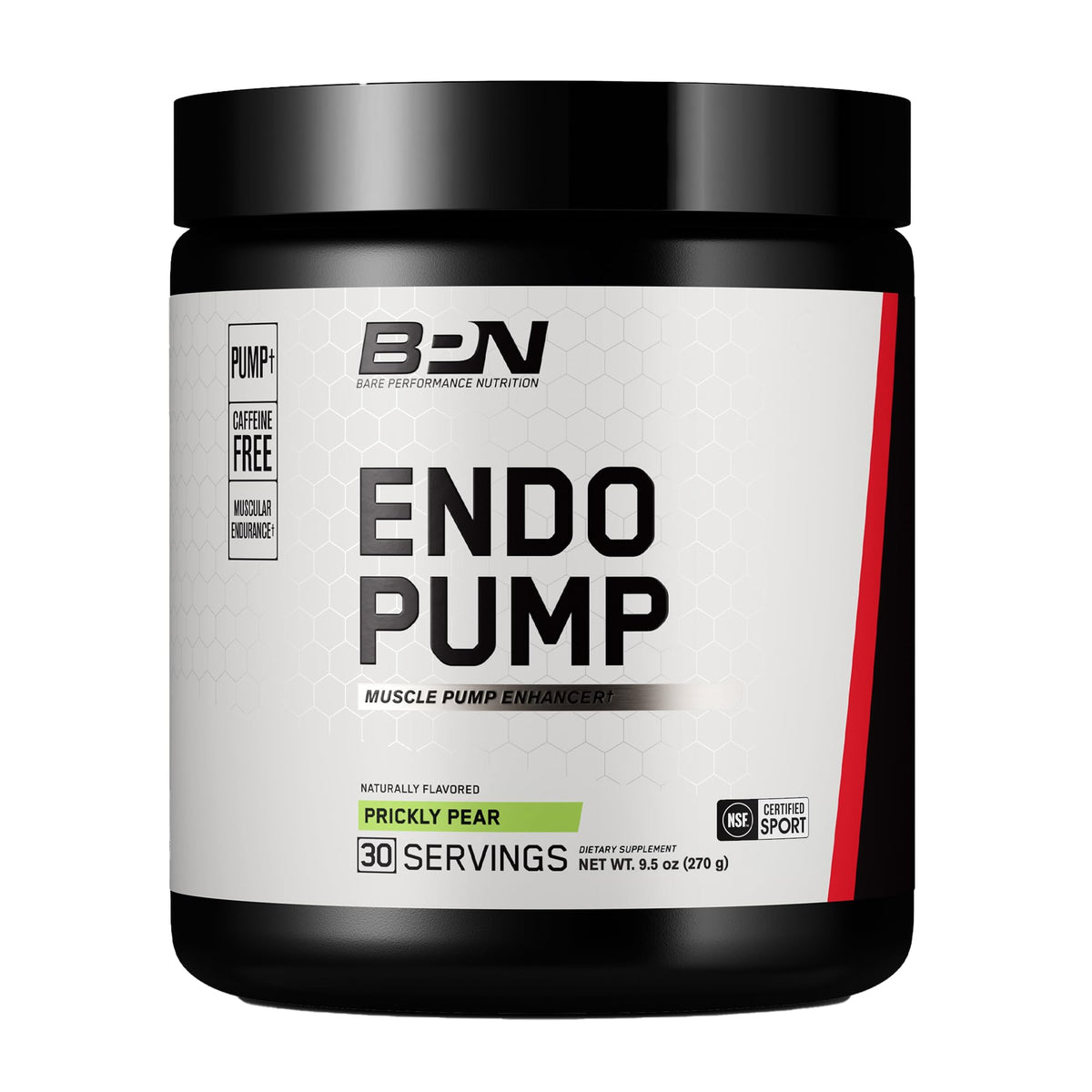 Endo Pump de Bare Performance Nutrition potencia la bomba muscular durante el entrenamiento.