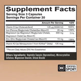 BARE PERFORMANCE NUTRITION Endurance Essentials, etiqueta-nutricional, claridad sobre vitaminas para rendimiento sostenido.