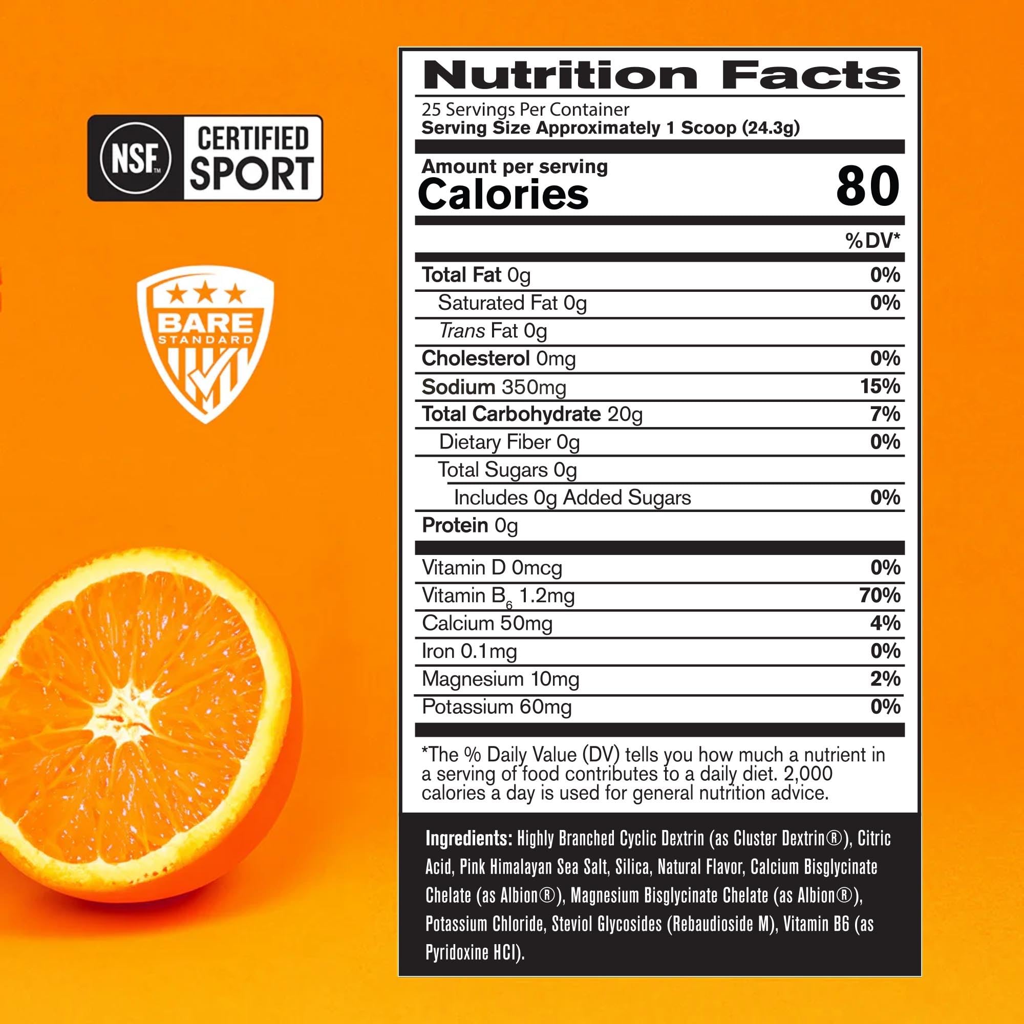 Bebida naranja G1.M para entrenamientos durante la sesión.