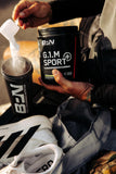 G1.M Sport+ porciones 25, limón-lima, sabor refrescante para entrenamientos diarios