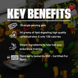 BARE PERFORMANCE NUTRITION Go Gel Endurance Empaque Portátil, pensado para entrenamientos al aire libre