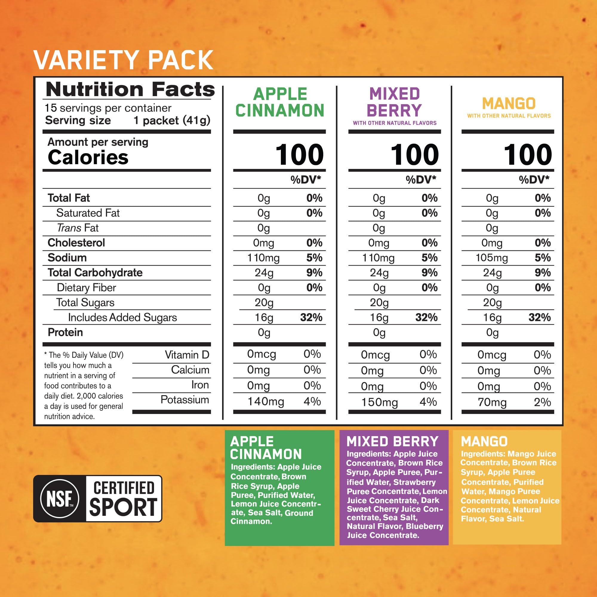 BARE PERFORMANCE NUTRITION Go Gel Endurance Mezcla Frutos Rojos, recarga durante la sesión