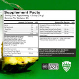 Bare Performance Nutrition Strong Greens: sabor Piña y Coco para empezar el día.