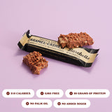 Barebels Caramelo Anacardo barra 1,9 oz, proteína conveniente