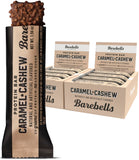 Barebels Caramelo Anacardo envase; snack proteico práctico