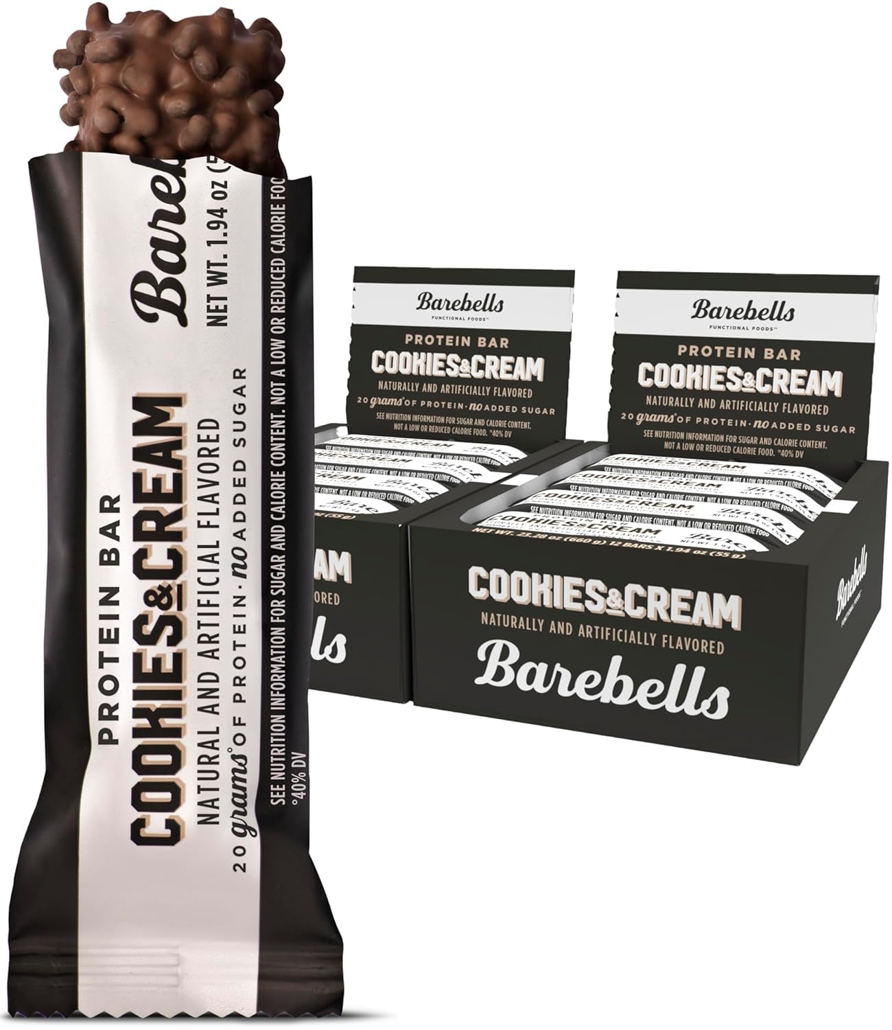 Barebells barra proteina chocolate: snack rápido y sabroso para recargar energía.