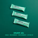 Barebells barra proteica suave, paquete doble de mentolado chocolate, snack para compartir.