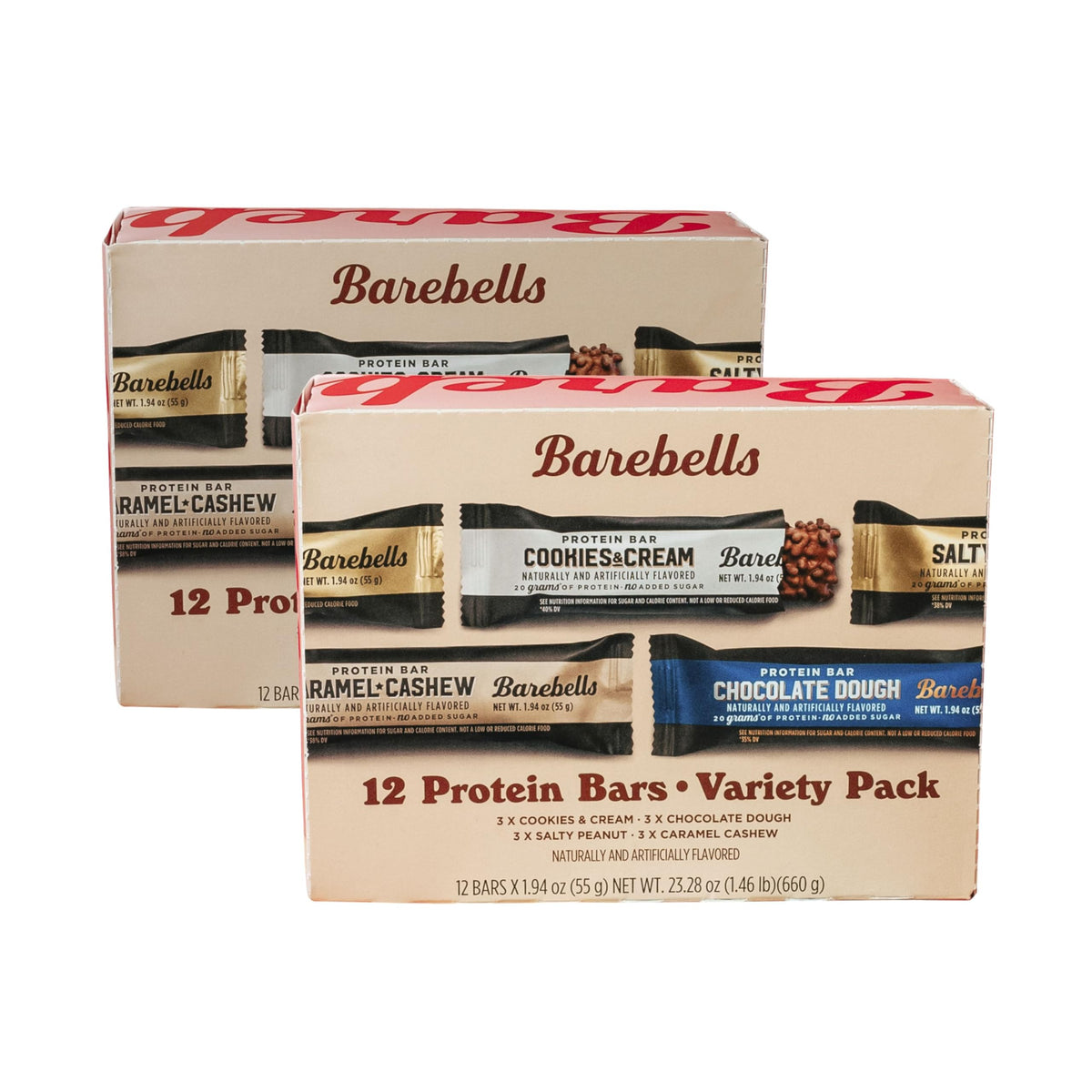 Barebells barra proteina: envase de variedad para merienda rápida