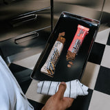 Barebells barra proteica vegana para uso rápido, sabor caramelo con chocolate