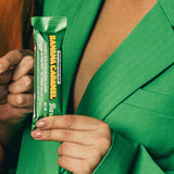 Barebells barrita proteica suave Banana Caramel, cobertura de chocolate para capricho equilibrado
