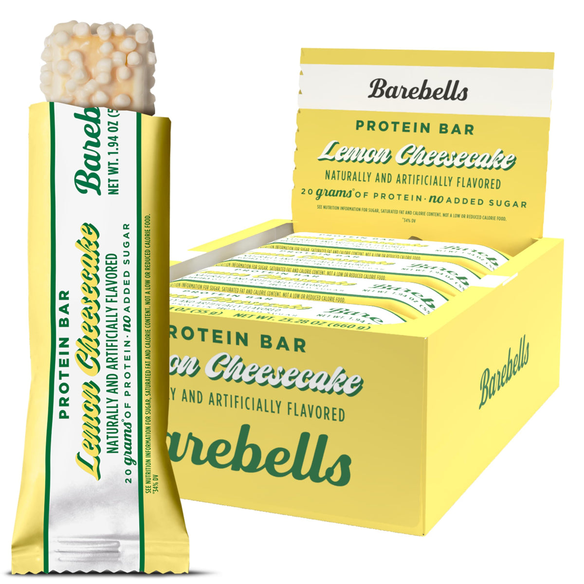 Barebells barrita de proteína, pack de 12 para llevar.