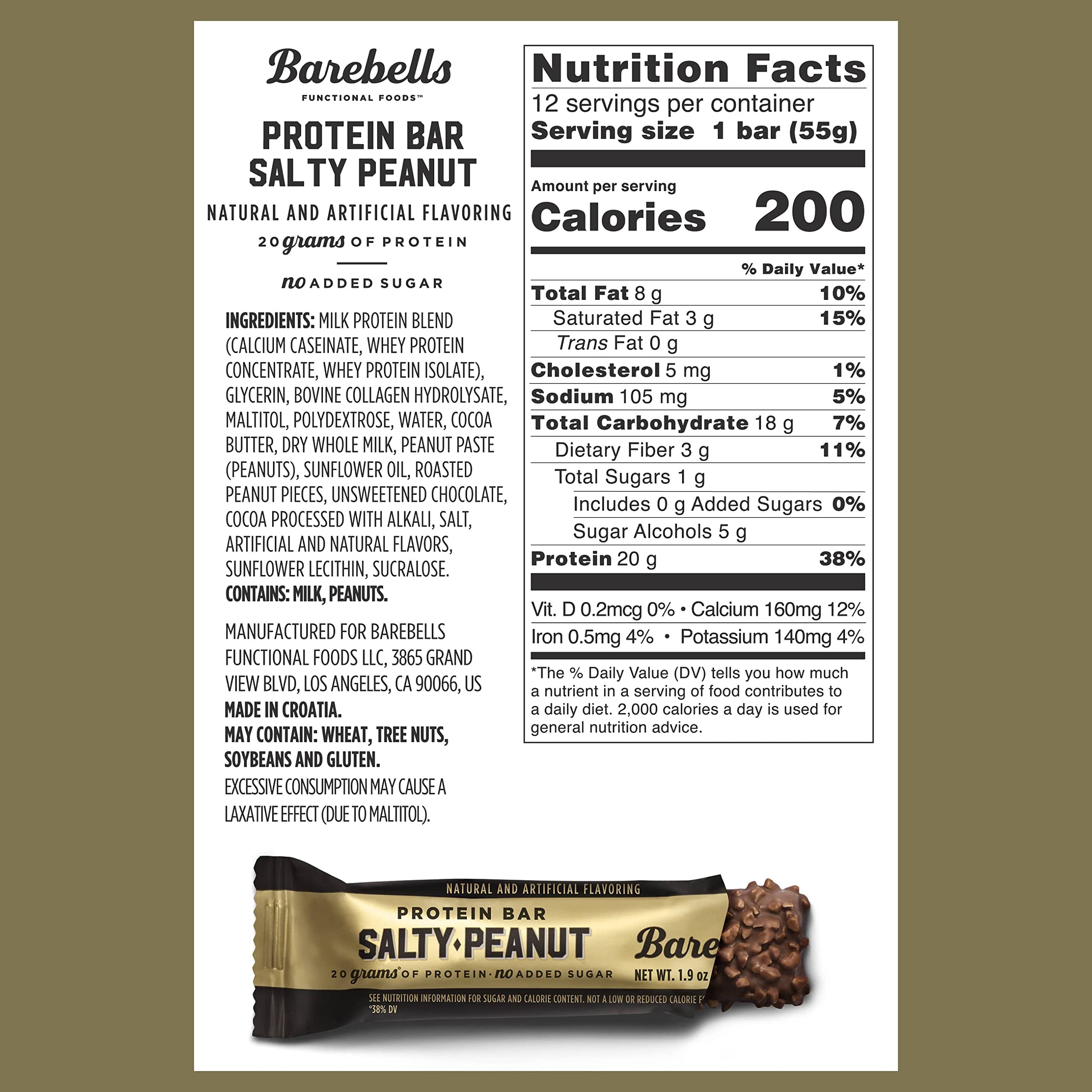 Barebells Salty Peanut: cacahuetes crujientes en cada bocado