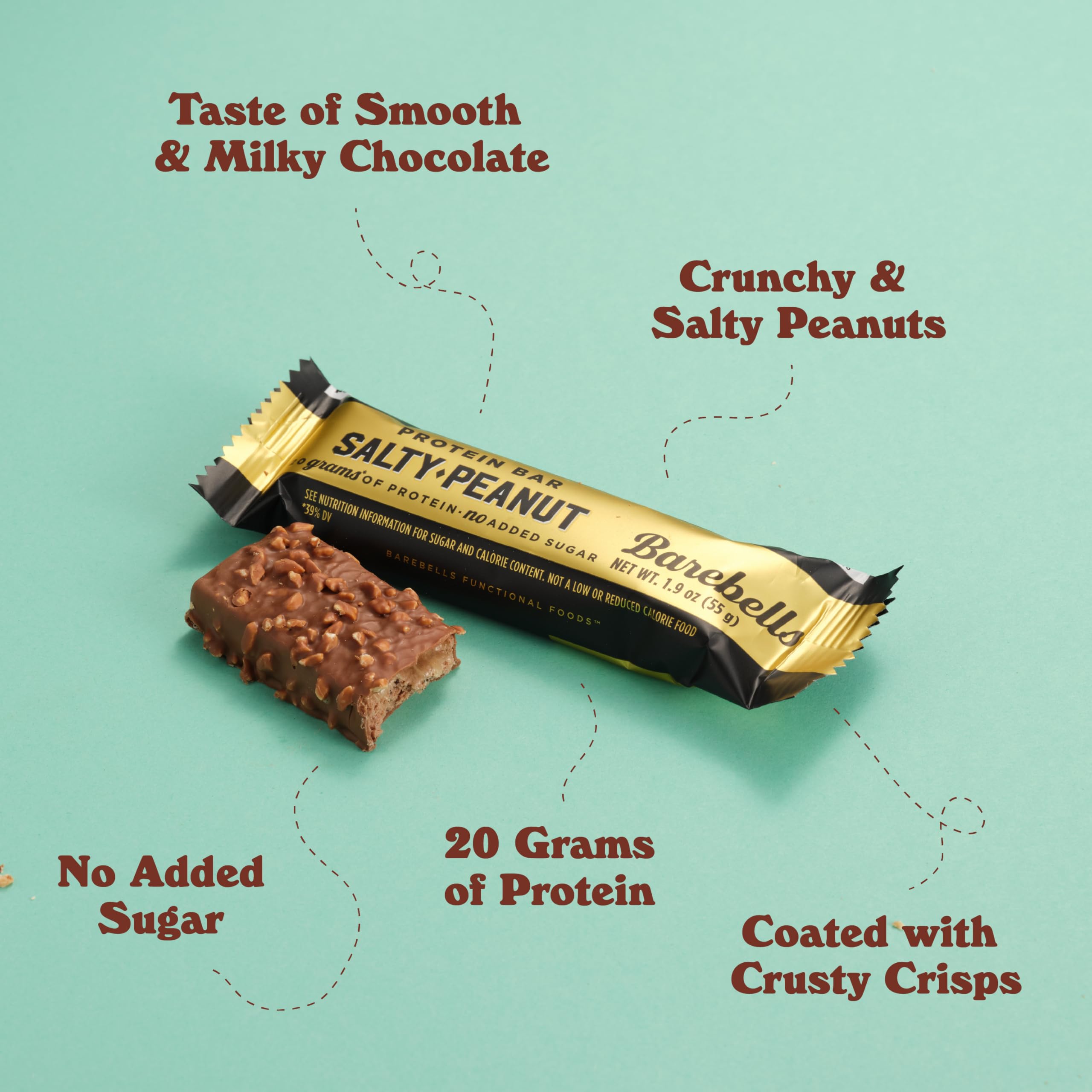 Barebells Salty Peanut: sin azúcares añadidos para merienda consciente