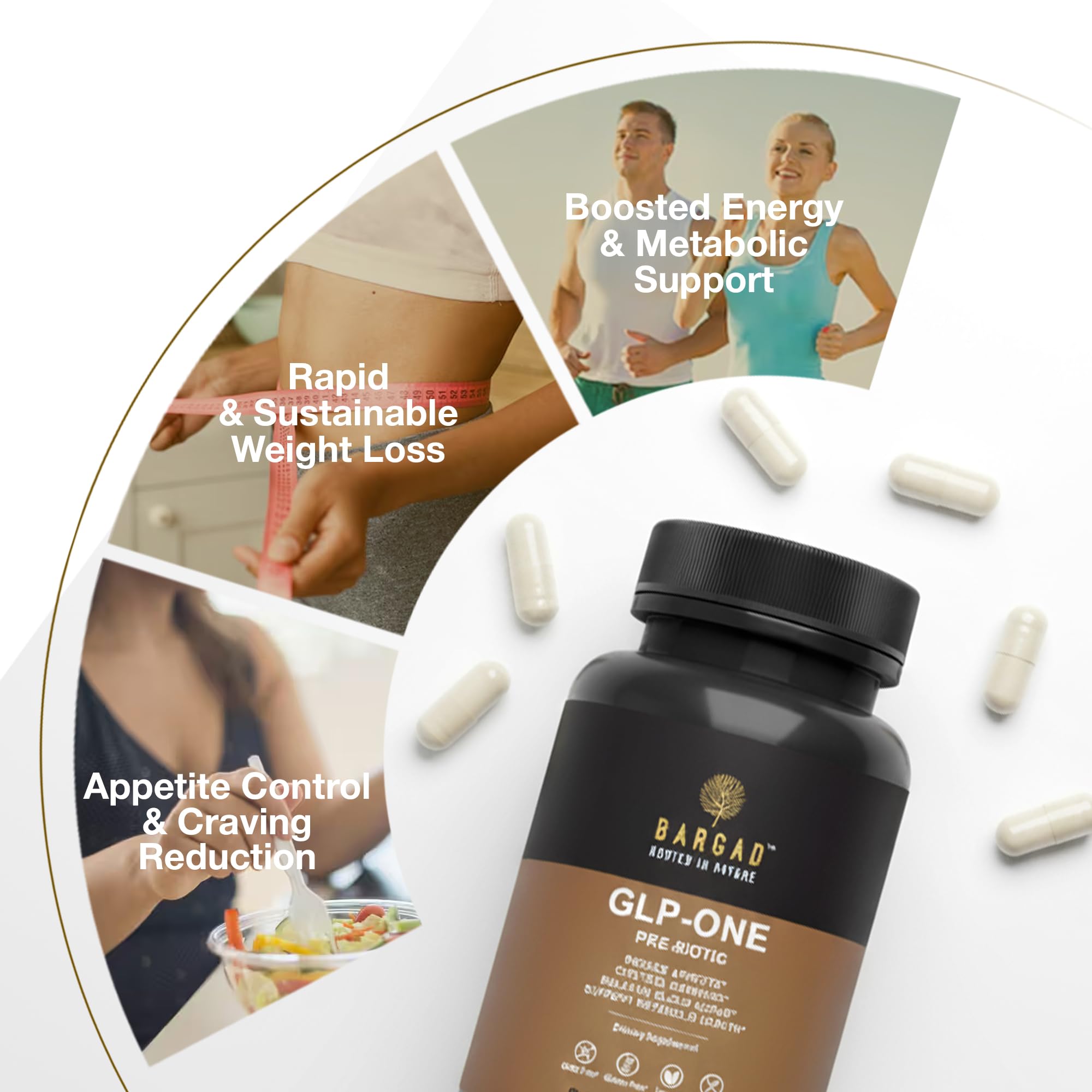 Bargad GLP-ONE, fórmula natural activa, lista para apoyar tu día a día.