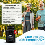Bargad NAD+ diseño del envase atractivo y práctico