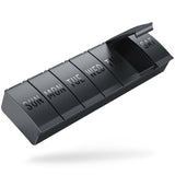 Barhon organizador de pastillas semanal grande, ideal para almacenar vitaminas y suplementos.