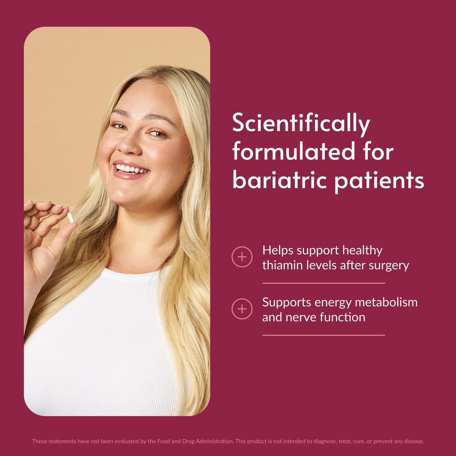 Bariatric Advantage: botella tiamina 100 mg para consumo regular