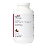 Bariatric Advantage Calcio Citrato Masticable sabor chocolate para huesos fuertes