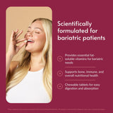 Bariatric Advantage, dosis ADEK alta para absorción sostenida.