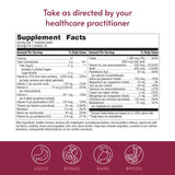 Bariatric Advantage etiqueta informativa muestra ingredientes clave y beneficios.