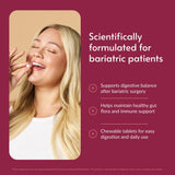 Bariatric Advantage FloraVantage probiótico para inmunidad y salud intestinal con sabor a uva