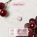 FloraVantage sabor uva y tableta masticable para uso diario