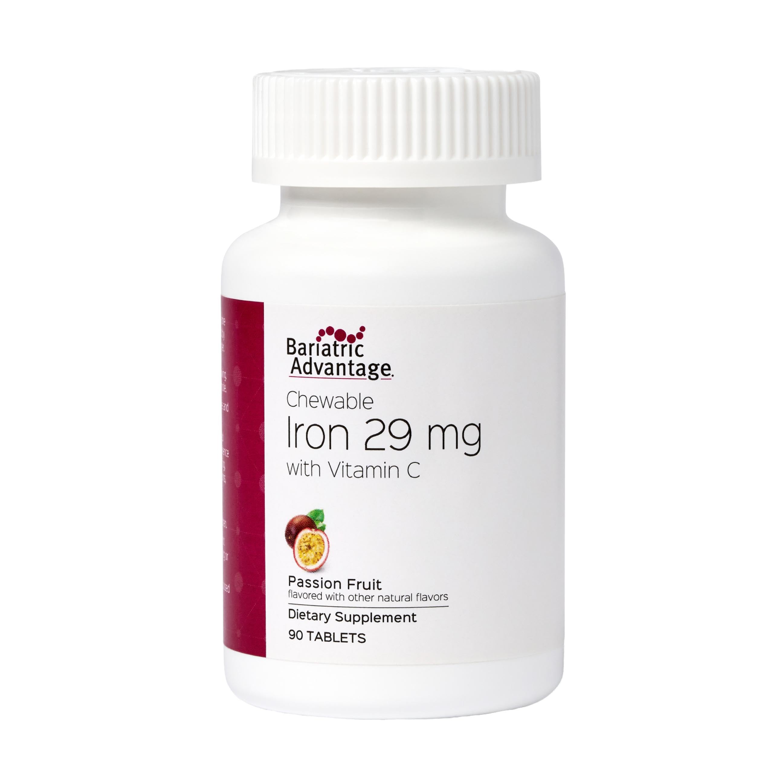 Bariatric Advantage hierro 29 mg masticable en botella para uso diario
