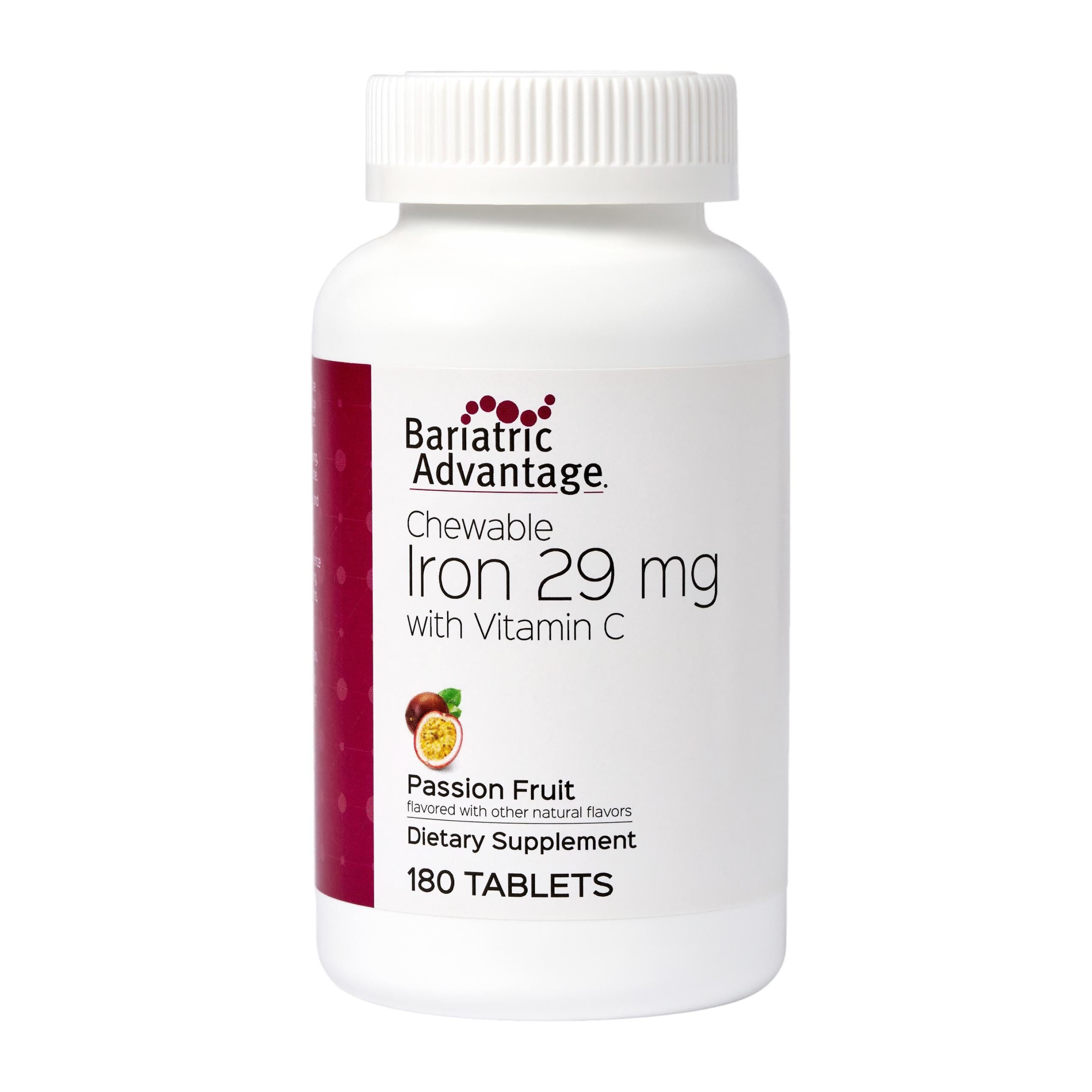 Bariatric Advantage Hierro 29 mg masticables: sabor suave y aporte diario de hierro