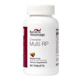 Bariatric Advantage Masticables Multi Fruta en frasco para consumo diario.