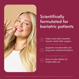 Bariatric Advantage multivitaminas masticables sabor frambuesa, opción sabrosa para la rutina diaria.