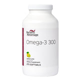 Bariatric Advantage Omega-3 300, botella de cápsulas para la ingesta diaria de omega-3.
