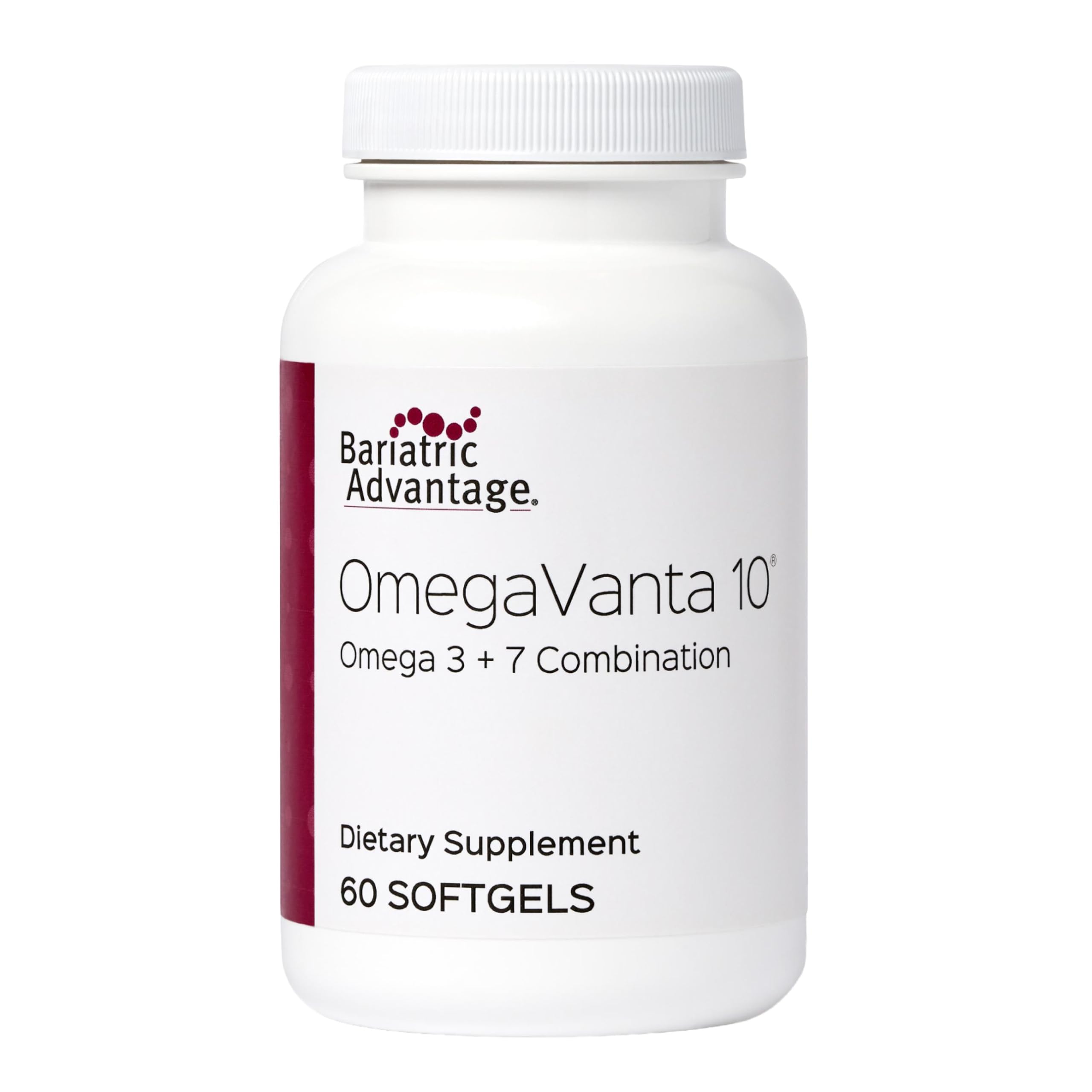 Bariatric Advantage OmegaVanta 10, botella grande, cápsulas blandas para apoyo de la salud cardíaca