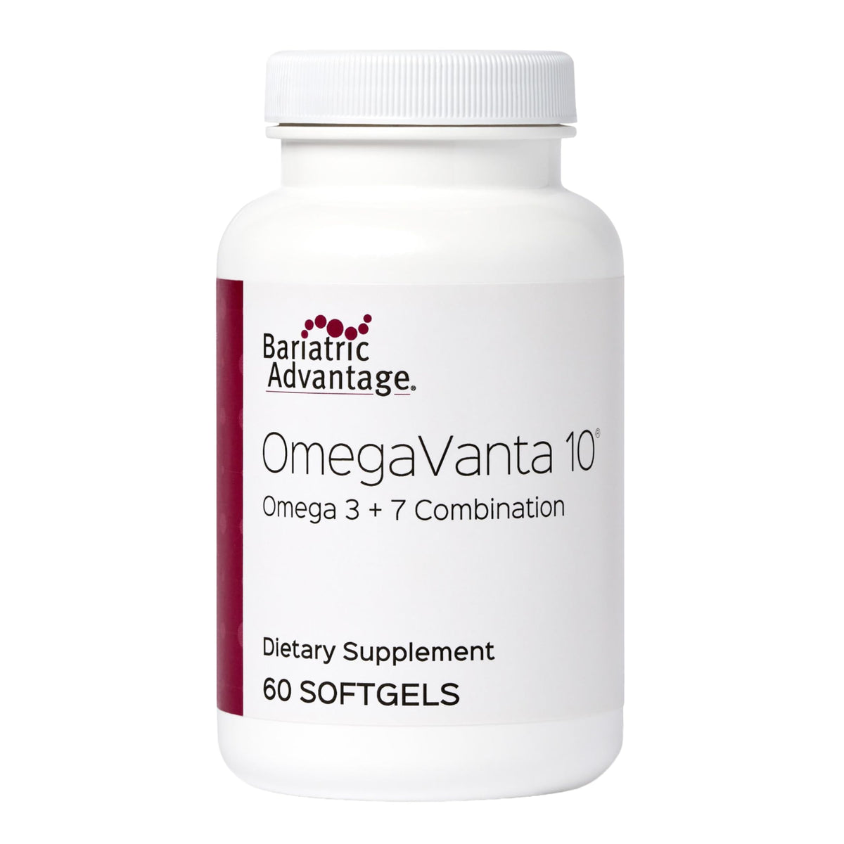 Bariatric Advantage OmegaVanta 10, botella grande, cápsulas blandas para apoyo de la salud cardíaca