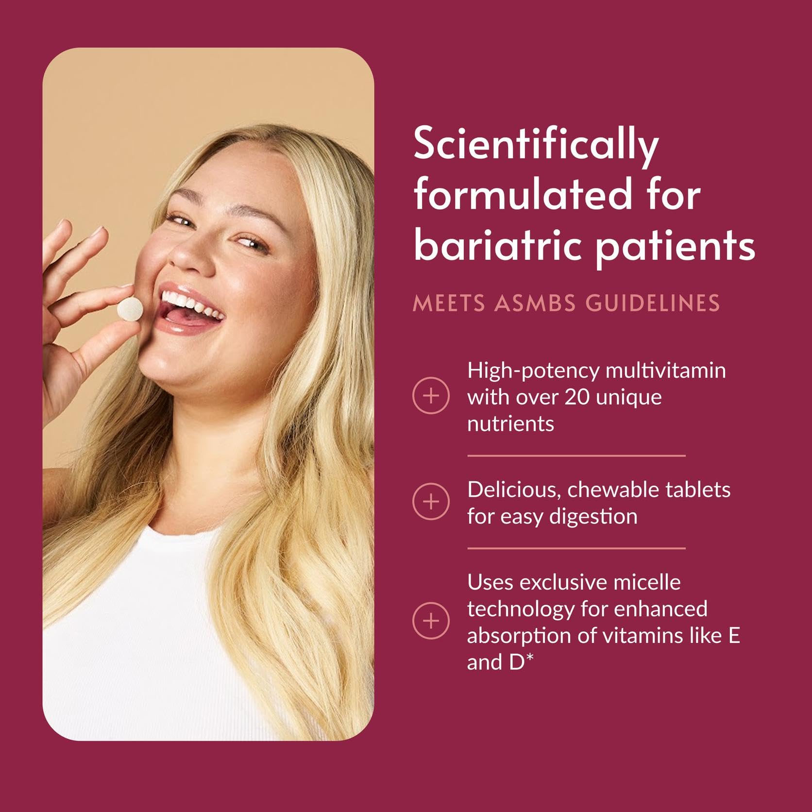 Bariatric Advantage sabor fresa, envase práctico para uso diario