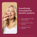 Bariatric Advantage Multi Chewy Bite, textura suave para masticar con facilidad.
