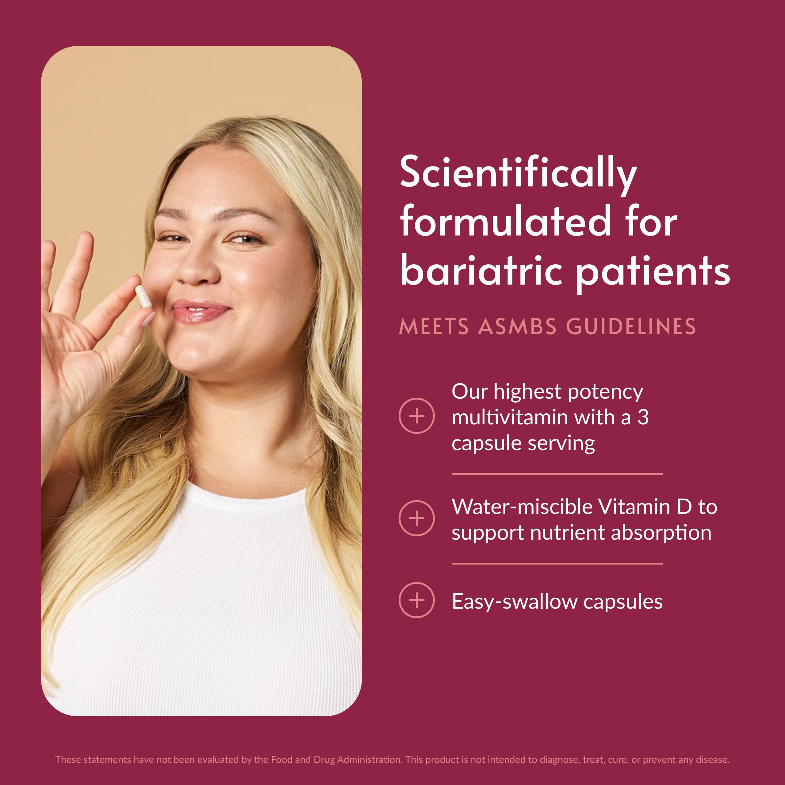 Ultra Multi: etiqueta muestra vitaminas y minerales para planificar la ingesta diaria.