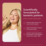 Bariatric Advantage Ultra Solo con D3 y A para absorción óptima.