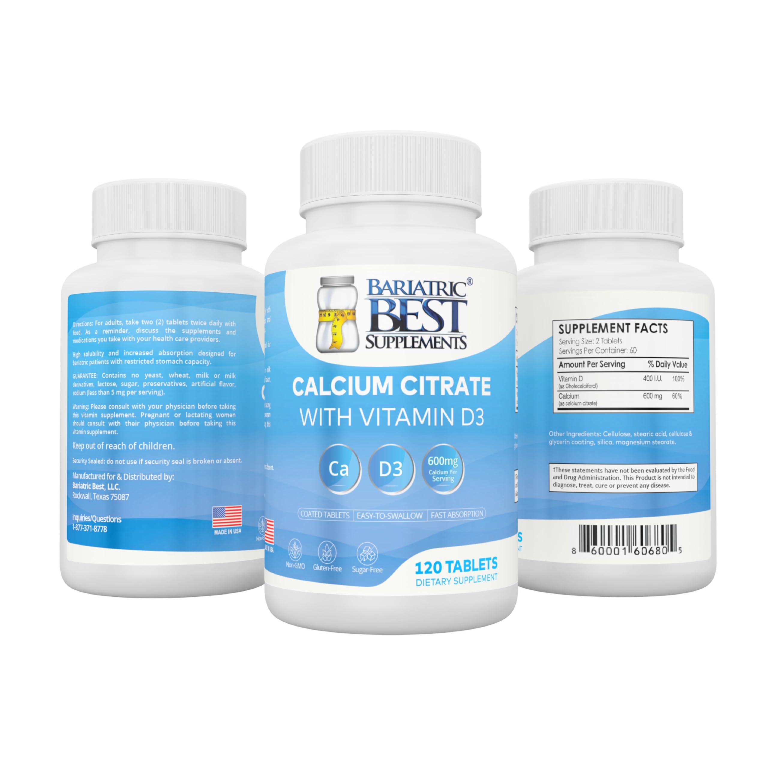 Bariatric Best Supplements para recuperación posquirúrgica, apoyo diario