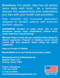 Bariatric Best Supplements tabletas primer-plano, muestra de absorción rápida para recuperación