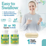 Cápsulas vegetales de Bariatric Choice digestión fácil sin gluten ni lactosa