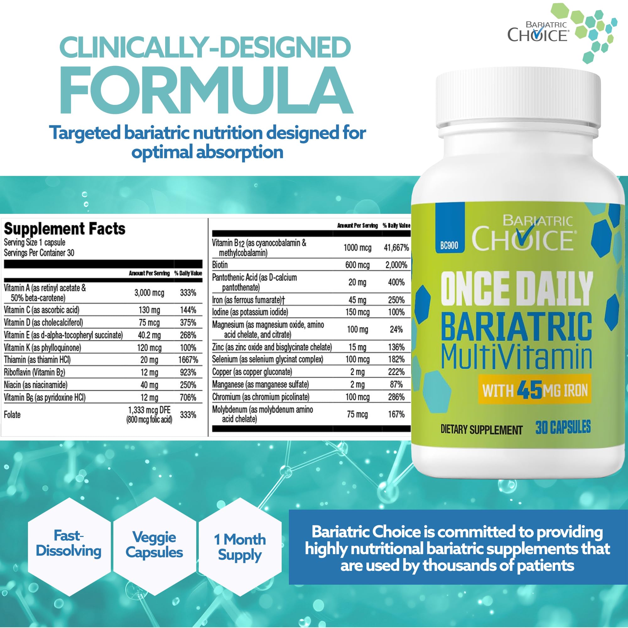 Bariatric Choice: marca confiable para suplementos bariátricos